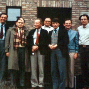 ESB Council Meeting, Leuven, 1978. Dr. Günther Heimke is the 4th from the left standing next to Prof. Paul Ducheyne (5th from the left).